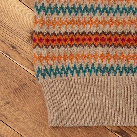 Multicolor Casual Women's Western Horse Graphic Sweater top - Picture 6 of 6